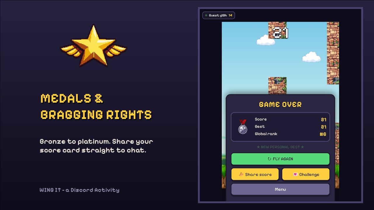 Wing It — The end of a run